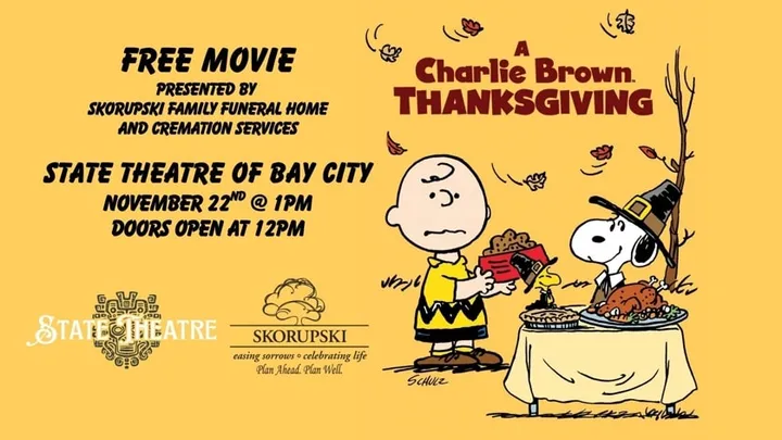 Free Movie: A Charlie Brown Thanksgiving @ The State Theatre of Bay City