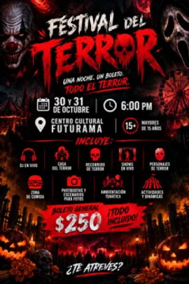 FESTIVAL DEL TERROR  - VIERNES