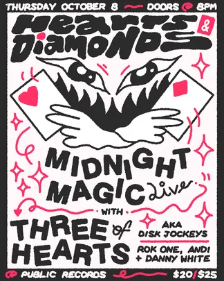 Hearts & Diamonds: Midnight Magic [Live] with Three of Hearts [Rok One, Andi, Danny White]