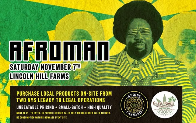 AFROMAN Live! Featuring Cannabis Farmer's Market