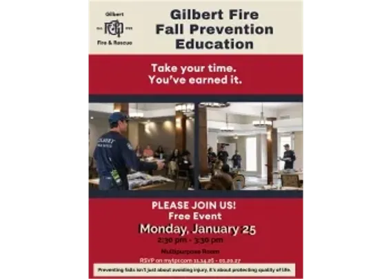 Gilbert Fire Fall Prevention Education