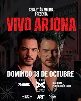 VIVO ARJONA EN MAR DEL PLATA