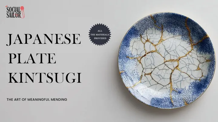 Japanese Kintsugi Plate - Chandigarh