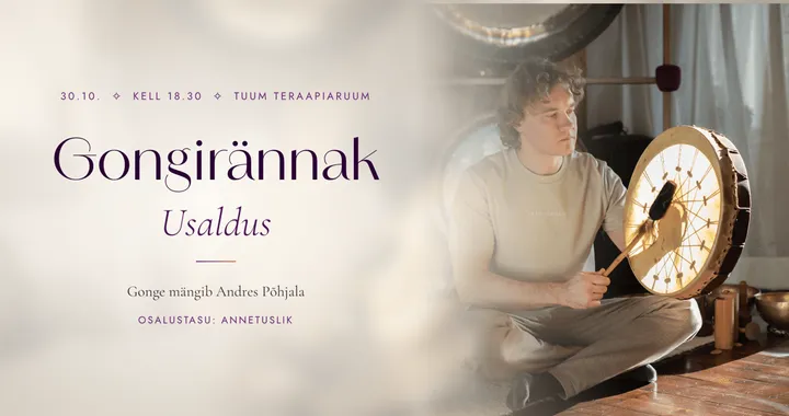 TALLINN 💎 Gongirännak: "Usaldus" Andres Põhjalaga