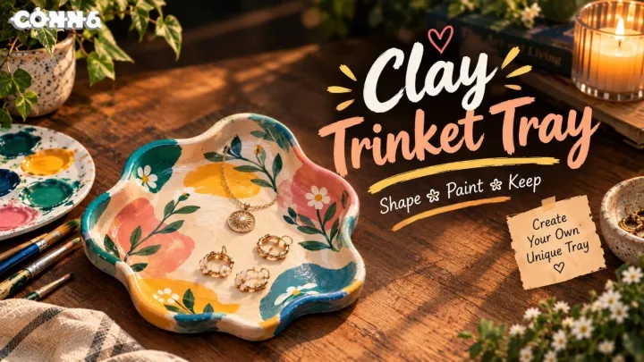 Clay Trinket Tray Crafting