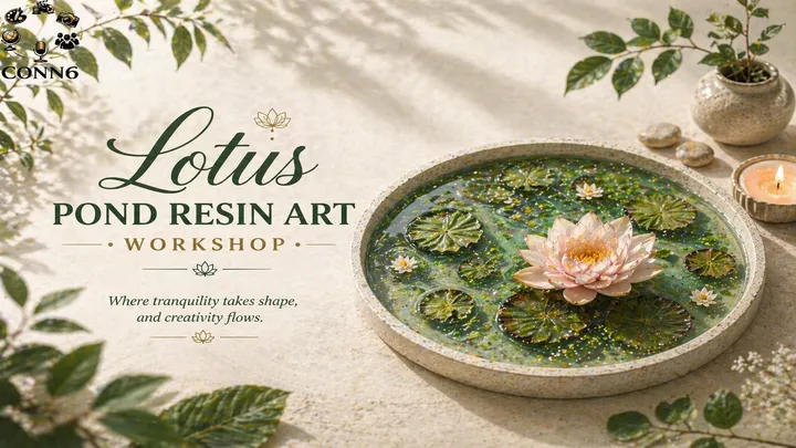 Lotus Pond - Resin Art Workshop