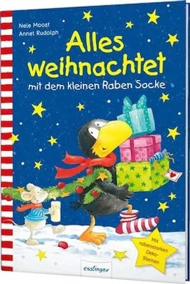 Alles weihnachtet mit dem kleinen Rabe Socke