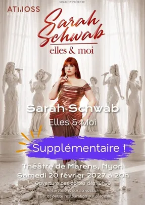 Supplémentaire ! - Sarah Schwab - Elles & Moi - Samedi 20 Février 2027