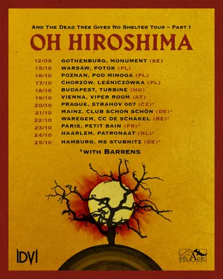 Oh Hiroshima (SE) + Barrens (SE) | (Post-Rock, Pelagic Records)