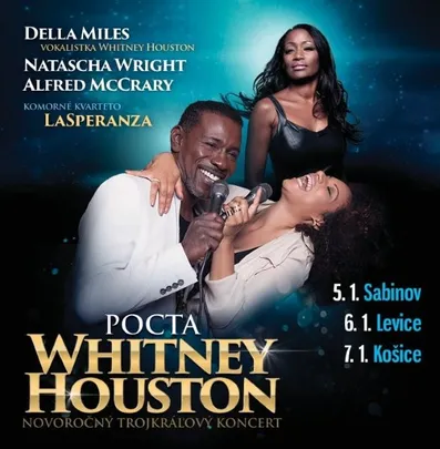 Novoročný trojkráľový koncert - Pocta Whitney Houston - Košice