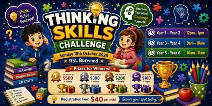 Thinking Skills Challenge at Kids Enrichment Expo Oct 2026