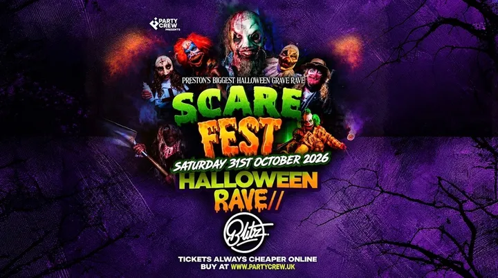 SCARE FEST - INDOOR HALLOWEEN RAVE at BLITZ