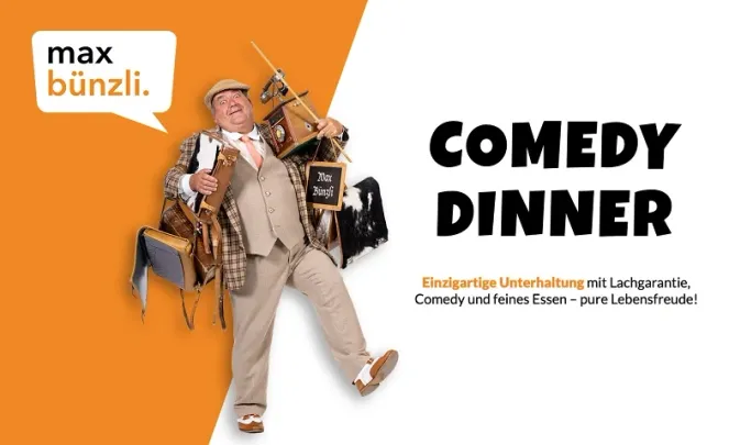 Max Bünzli Comedy-Dinner, Hotel Hirschen, 3550 Langnau i/E