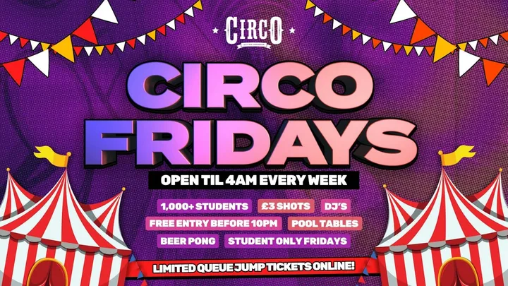 CIRCO FRIDAYS 🎪🎉  [23/10]