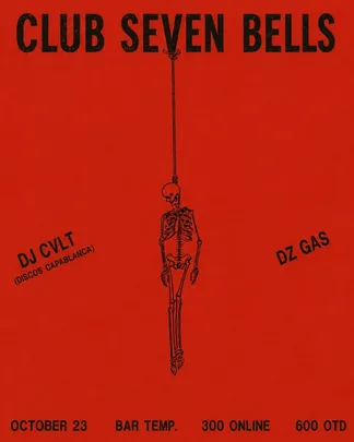 Club Seven Bells invites DJ CVLT