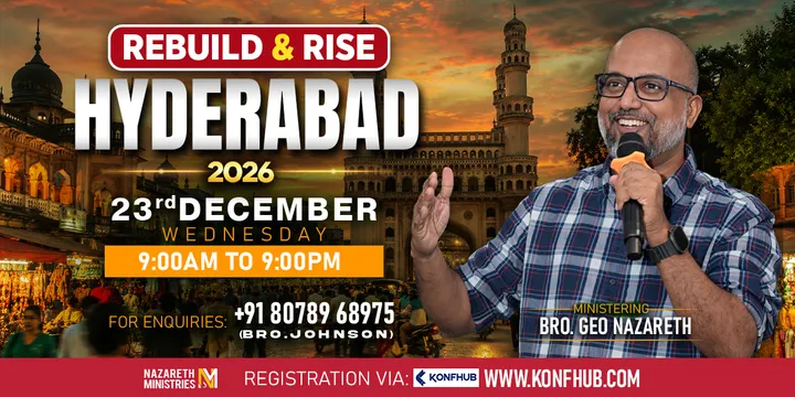 NAZARETH MINISTRIES REBUILD & RISE - HYDERABAD - 2026