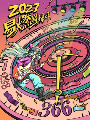 2027跨年倒计时《第366天·易燃易爆炸》跨年狂欢金曲演唱会丨321新年快乐-厦门站
