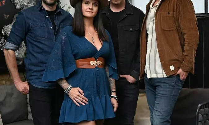 Katey Brooks and Ed Tattersall w/ The Jackson Line