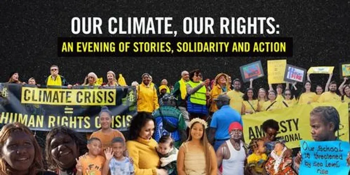 Our Climate, Our Rights: An evening of stories, solidarity and action