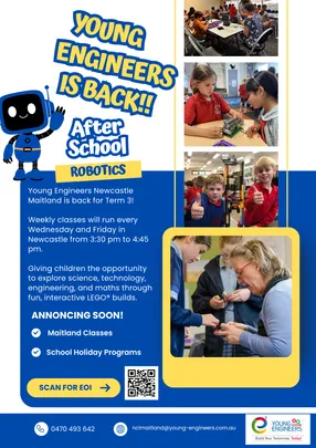 Homeschooling Robotics Term 4 2026 Fridays
