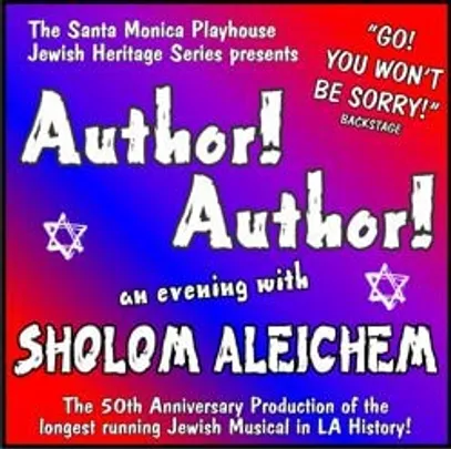 Author! Author! - an evening with Sholom Aleichem