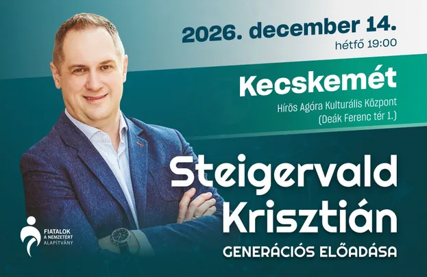 Steigervald Krisztián generációs előadása Kecskeméten