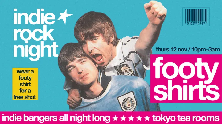 Indie Rock Night ∙ FOOTY SHIRTS
