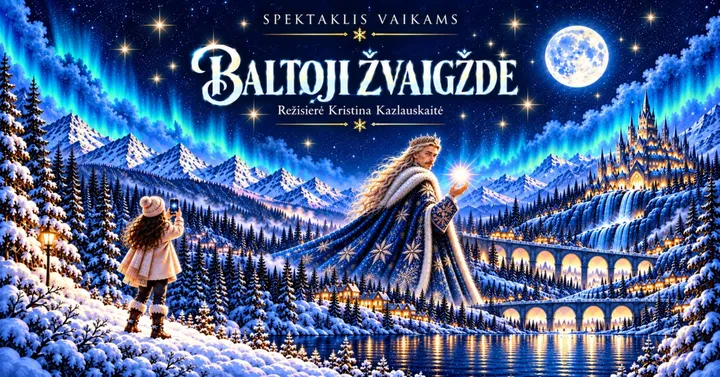 ''BALTOJI ŽVAIGŽDĖ'' Šventinis spektaklis vaikams ir šeimai