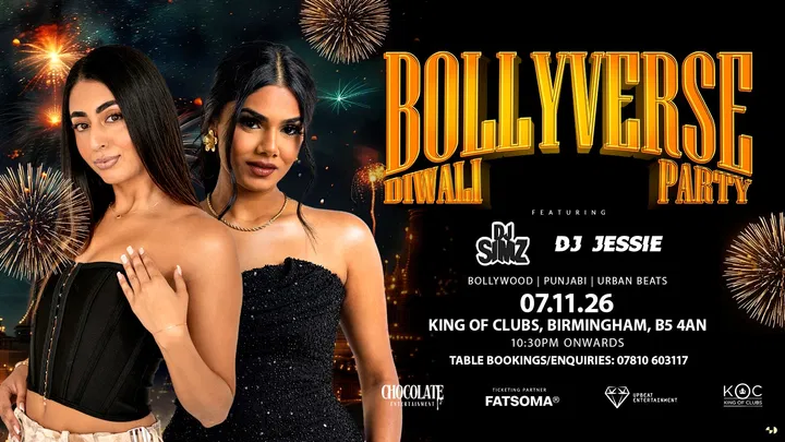 BOLLYVERSE | DIWALI PARTY | Bollywood/Punjabi Night Birmingham 7th November