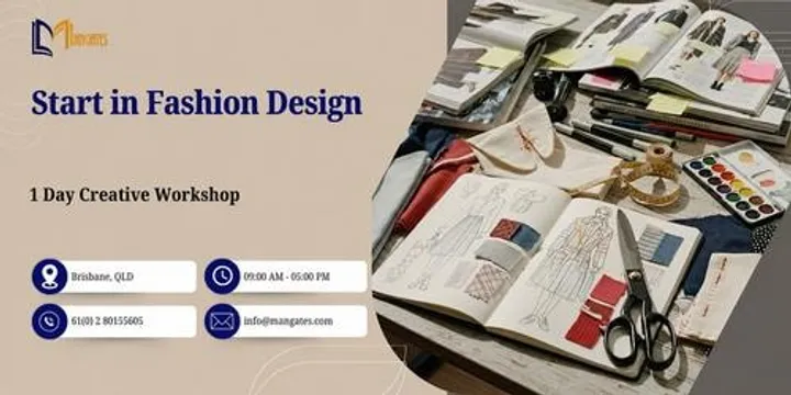 Start in Fashion Design: 1 Day Creative Workshop in Brisbane, QLD