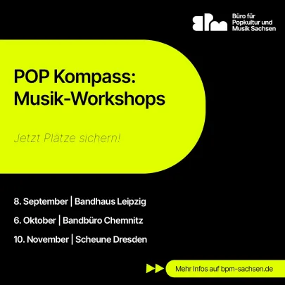 POP Kompass Be Reel: Social Media & Content Creation für Musiker:innen