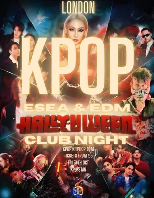 LONDON HALLYUWEEN: KPop, ESEA & EDM Club Night | Tickets from £5 | 30/10/26