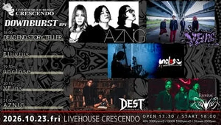 10/23(金)「DOWNBURST vol.104」