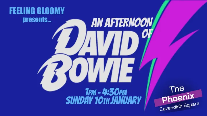 An Afternoon of David Bowie - Sun 10th January, 1pm-4:30pm