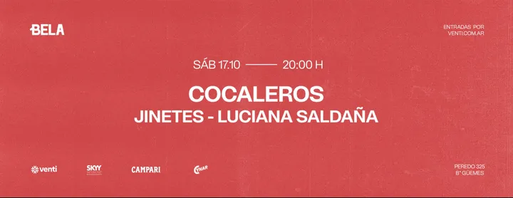 COCALEROS + JINETE + LUCIANA SALDAÑA x BELA