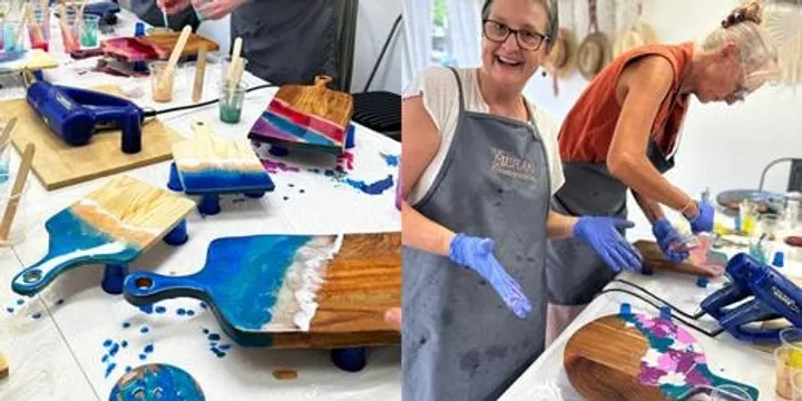 Resin Workshop – Gold Coast | Cheese Board Workshop
