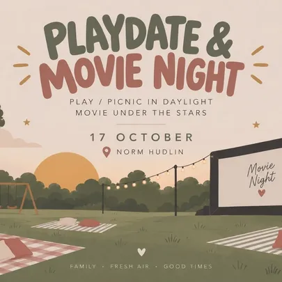Playdate & Movie Night