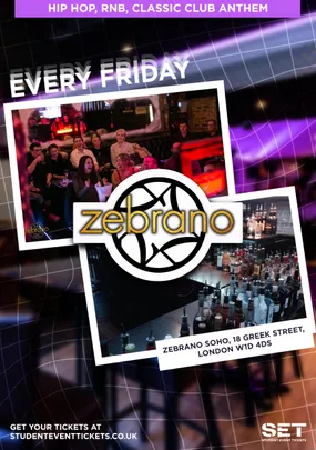 FRIDAYS @ ZEBRANO SOHO 6TH NOVEMBER SET