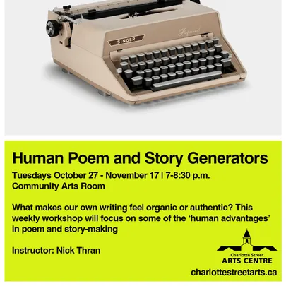Human Poem and Story Generators