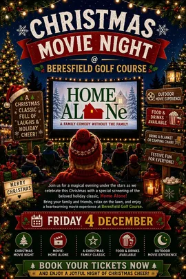 Christmas Movie Night @ Beresfield Golf Course