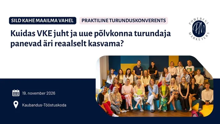 Kasvukonverents: sild juhi ja turundaja vahel.