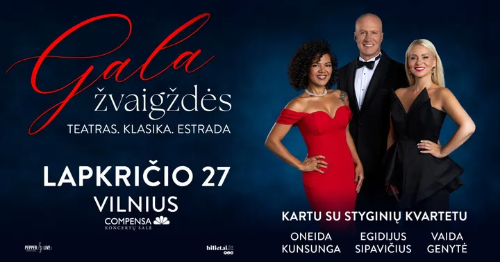 Koncertas ''GALA ŽVAIGŽDĖS'' | Vilnius