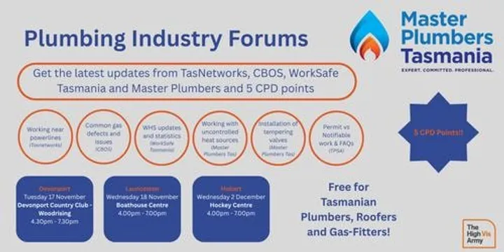 Plumbing Industry Forum Hobart