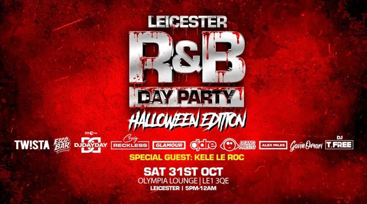R&B DAY PARTY – HALLOWEEN EDITION