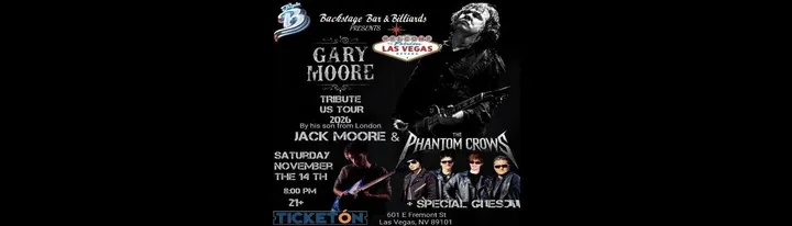 GARY MOORE TRIBUTE BY JACK MOORE & THE PHANTOM CROWS