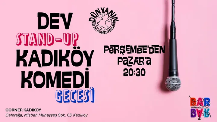 Stand Up Kadıköy Komedi Gecesi - Cumartesi
