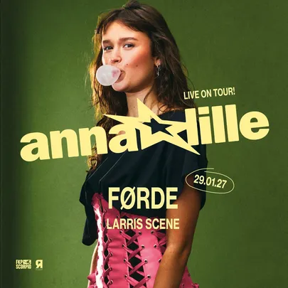 ANNA LILLE // LIVE LARRIS SCENE // FREDAG 29/1-2027 // FØRDE