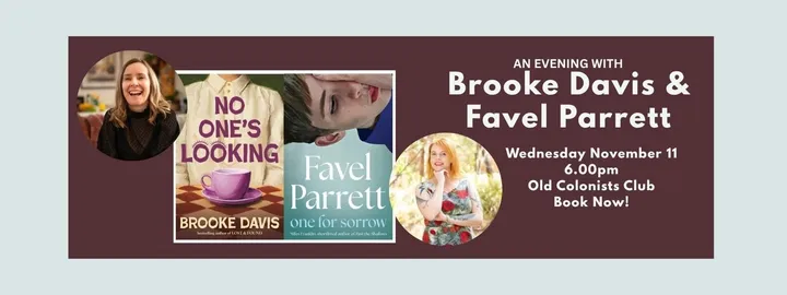 An Evening with Brooke Davis and Favel Parrett