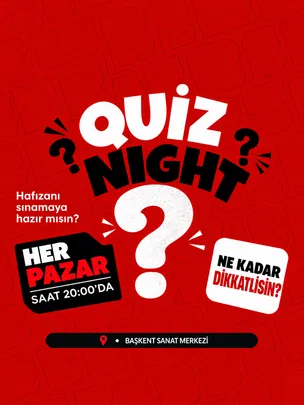 Başkent Sanat Merkezi - Quiz Night