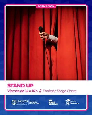 TALLERES NAVE UNCUYO 2026 STAND UP REIRSE DE UNO MISMO ES MAS BARATO Prof. Diego Flores